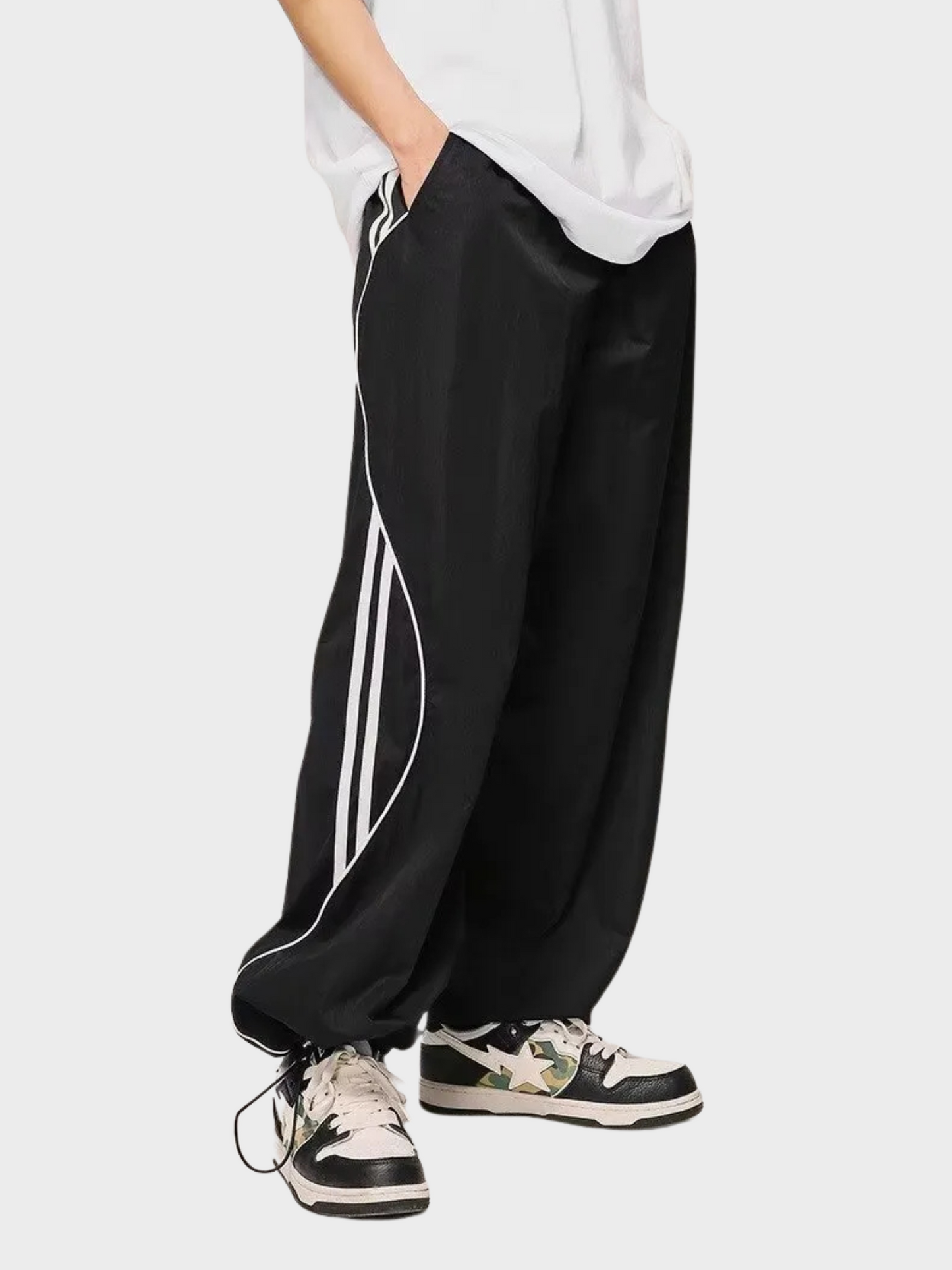 Valtro® Striped Tech Trackpants